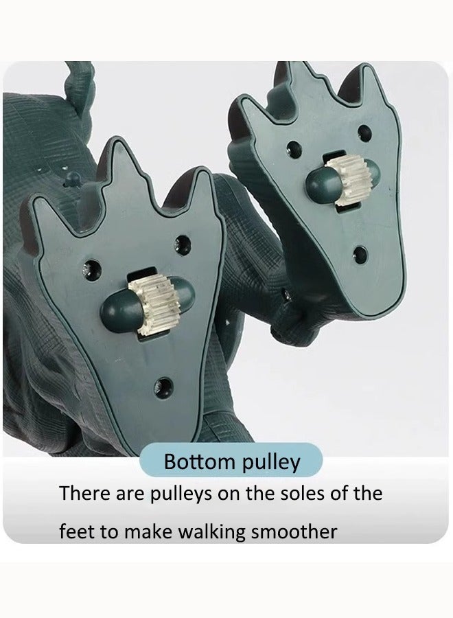 ألعاب نماذج الديناصورات ألعاب الديناصورات الكهربائية ألعاب الديناصورات التي تضع البيض مع إضاءة ومؤثرات صوتية مع جهاز عرض - Image 5